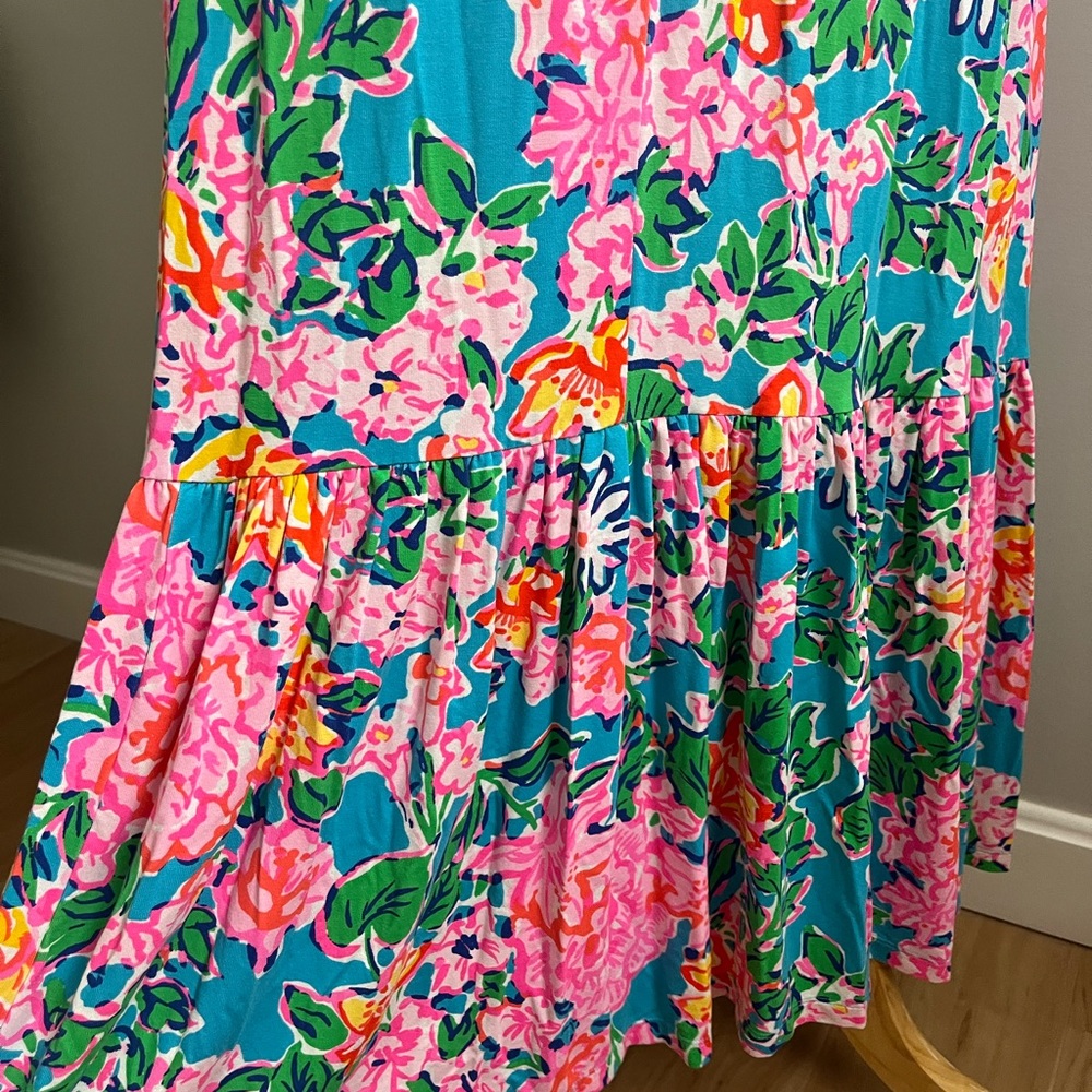 Lilly Pulitzer Vyra Maxi In Rose To the Occasion Dress size 8 EUC - Picture 5 of 8